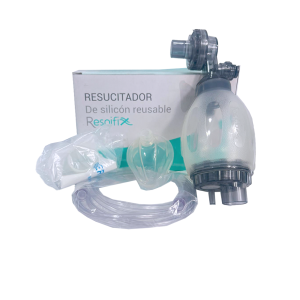 RESUCITADOR REUSABLE SILICÓN NEON MOD RSPCP6631