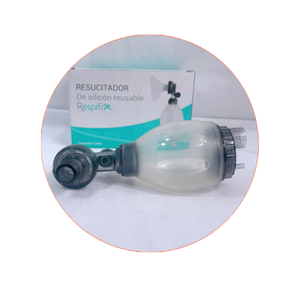 RESUCITADOR REUSABLE SILICÓN NEON MOD RSPCP6631 - Imagen 3