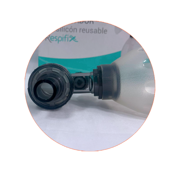 RESUCITADOR REUSABLE SILICÓN NEON MOD RSPCP6631 - Imagen 4