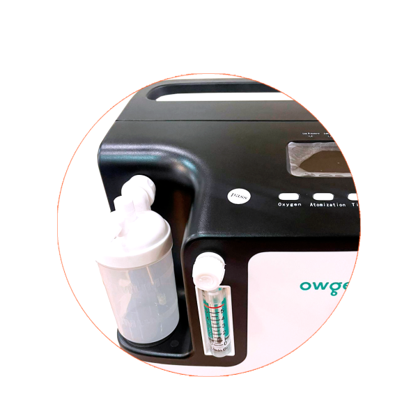 CONCENT OXIGENO 5 LPM FUNCION NEBUL MOD OZ-5-01TWO - Imagen 6