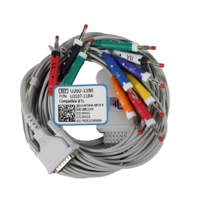 CABLE ECG 10 DER. BANANA BTL. U2107-11BA