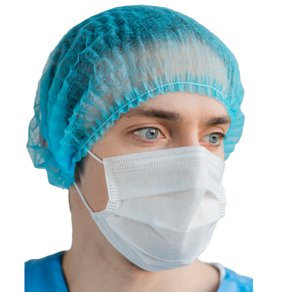 GORRO QUIRÚRGICO DESECHABLE  AZUL 100PZ PROTEC