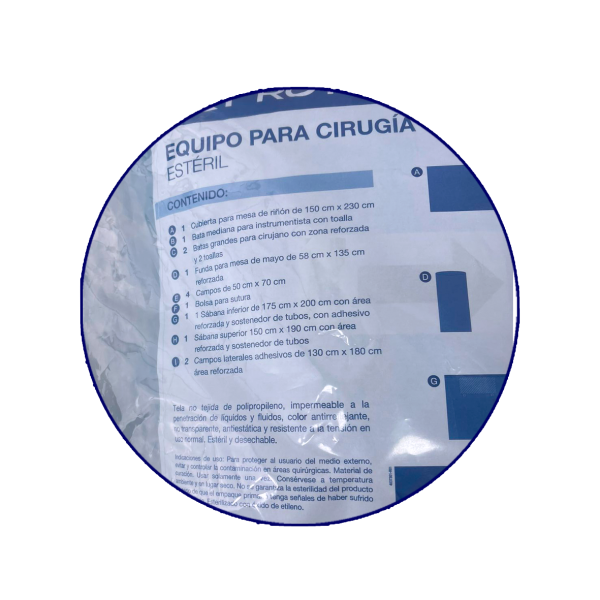 EQUIPO P/CIRUGÍA UNIVERSAL ESTÉRIL PROTEC - Imagen 4