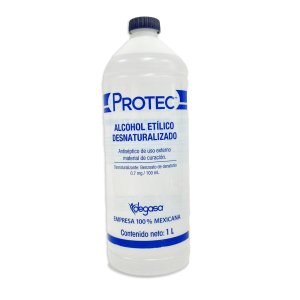 ALCOHOL DESNATURALIZADO 1 LITRO PROTEC