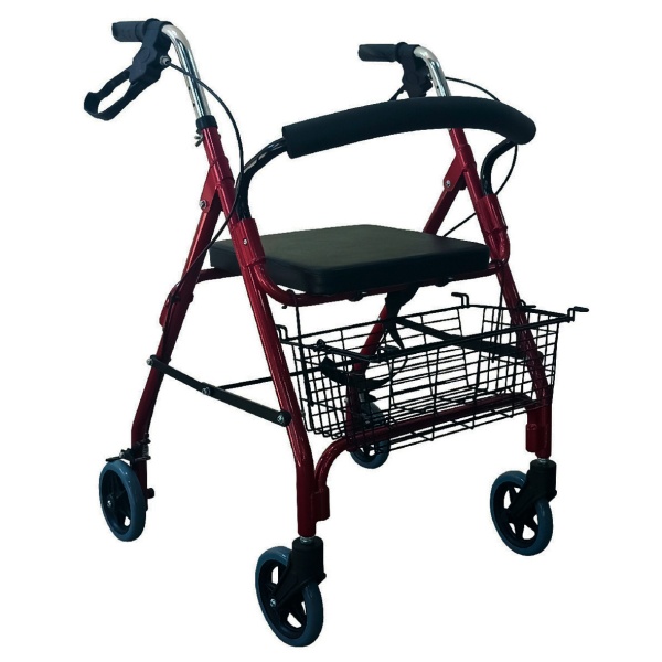 ANDADERA ROLLATOR ALUMINIO PLEGADIZA MOD LK7022