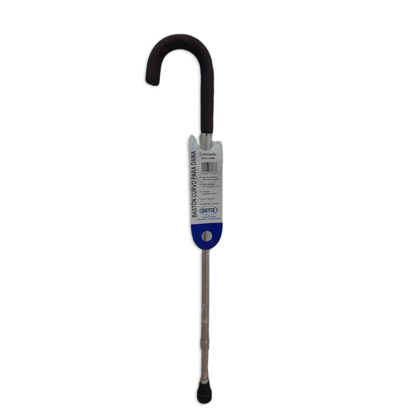 BASTON CROMADO CURVO P/DAMA MOD.72096