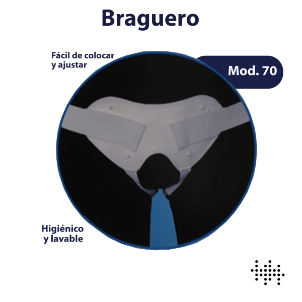 BRAGUERO INGUINAL MOD 70 MEDIANO - Imagen 3