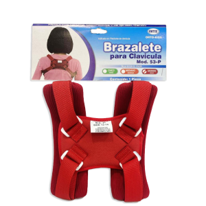 BRAZALETE CLAVICULA MOD 53P GRANDE ROJO