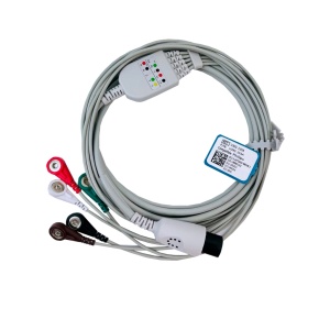 CABLE ECG, 5 LAT. PHILIPS. BROCHE U395-15SA