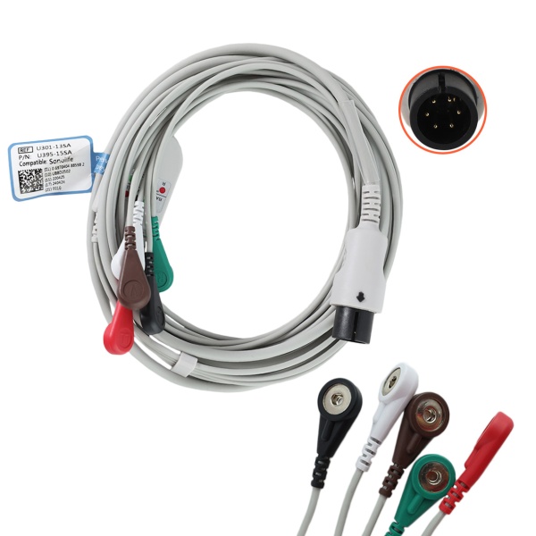 CABLE ECG, 5LAT. BROCHE, SONOLIFE U395-15SA - Imagen 6