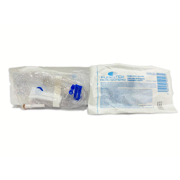 EQUIPO VENOCLISIS MICROGOTERO PZA MOCROBOTEK
