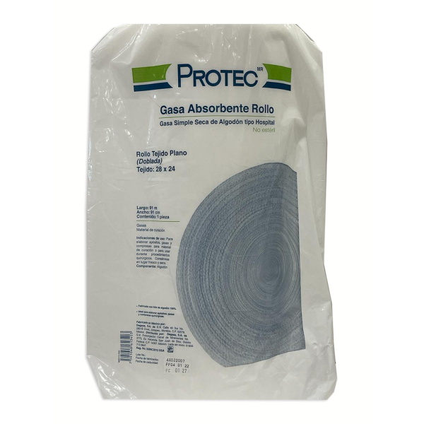 GASA ROLLO  T28X24 91CMX91.44 PROTEC