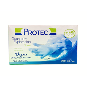 GUANTE EXPORACION MED. 100 PZAS PROTEC