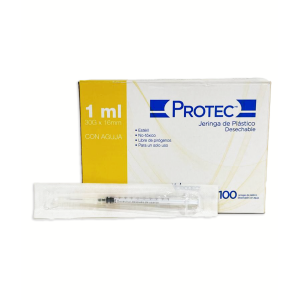 JERINGA  1ML 30GX16MM CAJA 100PZ MARCA PROTREC