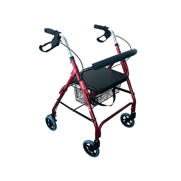 ANDADERA ROLLATOR ALUMINIO PLEGADIZA MOD LK7022 - Imagen 5