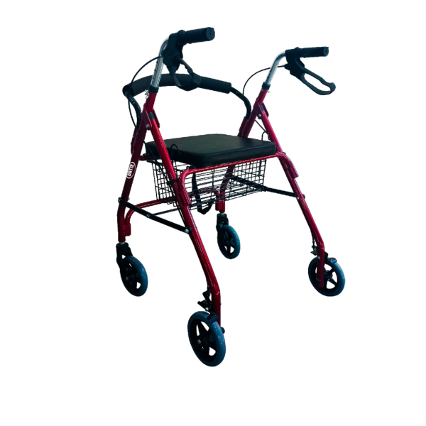 ANDADERA ROLLATOR ALUMINIO PLEGADIZA MOD LK7022 - Imagen 6