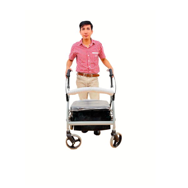 ANDADERA ROLLATOR BARIATRICA XTRAPESO MOD9201A - Imagen 3