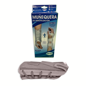 MUÑEQUERA INM C/BARRA ALUM MOD 60/100 CHICO IZQ.