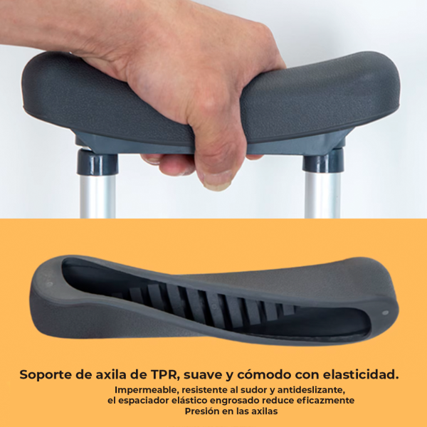 MULETAS ALUMINIO PLEGADIZA UNITALLA MOD 925 - Imagen 6