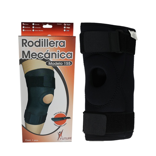 RODILLERA MECÁNICA FUTURE MOD 155 NEGRO CHICO