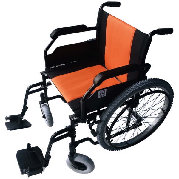 SILLA RUEDAS TODOTERRENO SUPREMA NARANJA MOD. 9031SN