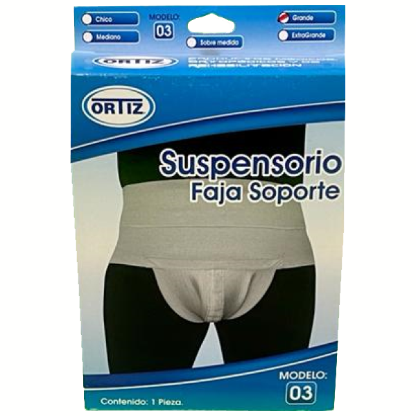 SUSPENSORIO FAJA SOPORTE-CHICA MOD 03 - Imagen 6