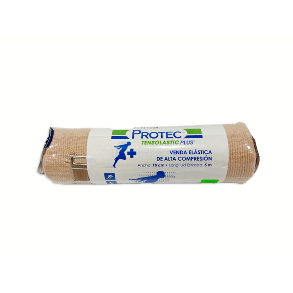 VENDA ELÁSTICA TENSOLASTIC PLUS 15X5M PROTEC