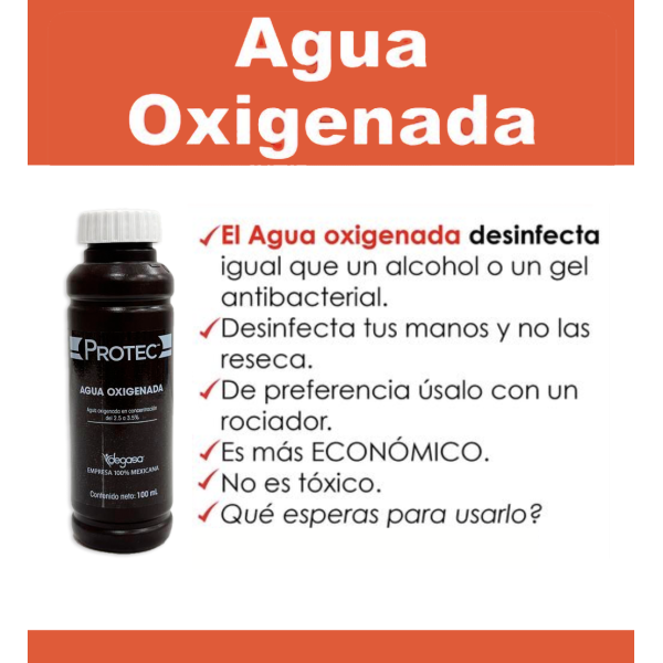 AGUA OXIGENADA 480 ML PROTEC T - Imagen 3