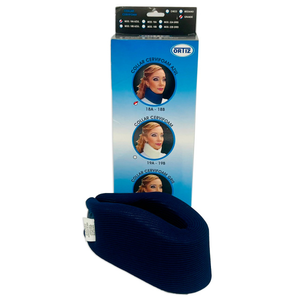 COLLAR CERVIFOAM ADULTO AZUL MOD 18A GRANDE ALTO