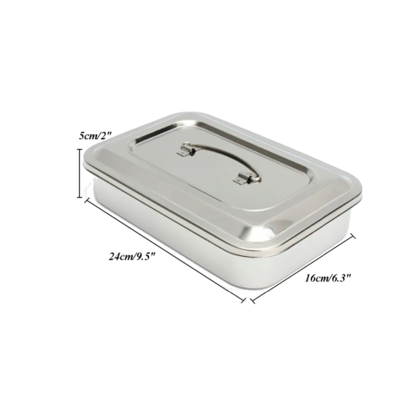BANDEJA ESTERILIZADORA ACERO INOXIDABLE HAIM - Imagen 3