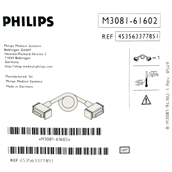 CABLE  REF 453563377851 MARCA PHILIPS - Imagen 5
