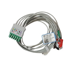 CABLE ECG 5 DER. CLIP SIEMENS/DRAGER U315-3S5CA