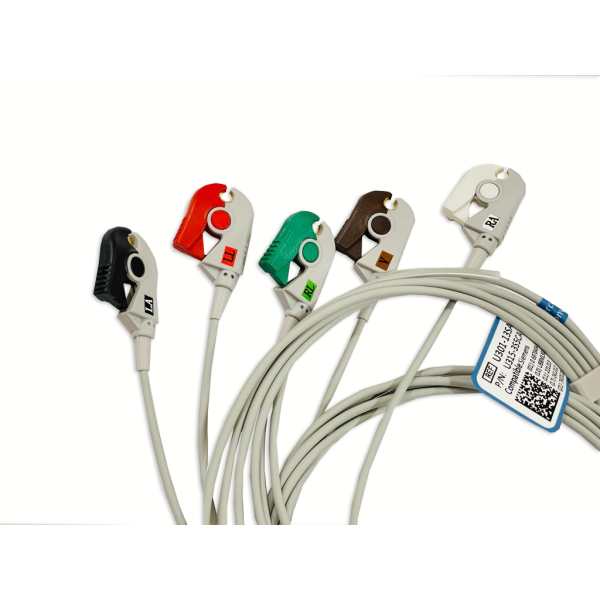 CABLE ECG 5 DER. CLIP SIEMENS/DRAGER U315-3S5CA - Imagen 5