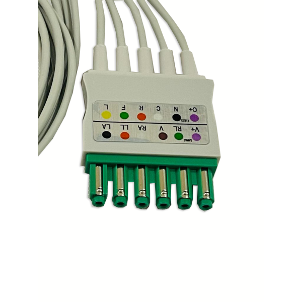 CABLE ECG 5 DER. CLIP SIEMENS/DRAGER U315-3S5CA - Imagen 3