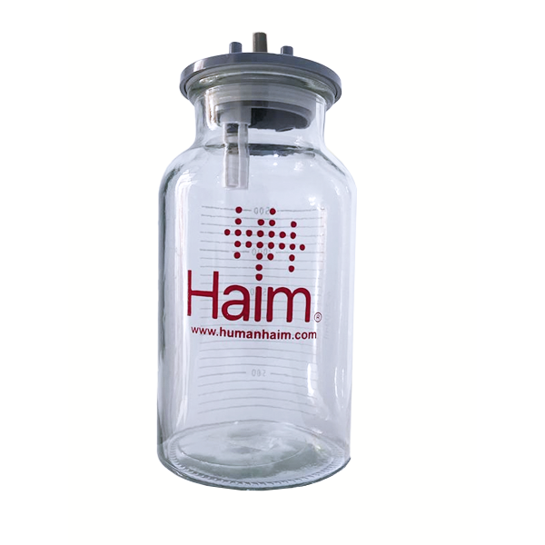 FRASCO RECOLECTOR SECRECIONES 2500ML HAIM - Imagen 7