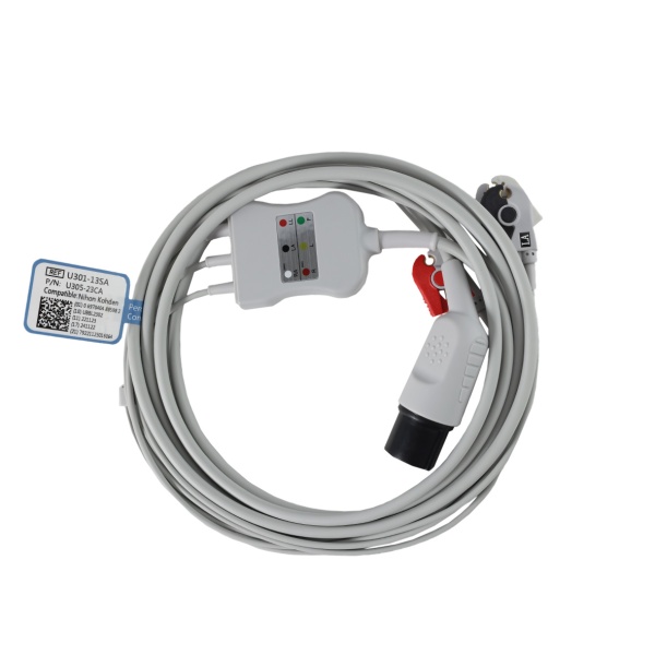 CABLE ECG 3 LAT. CAIMAN NIHON K. U305-23CA