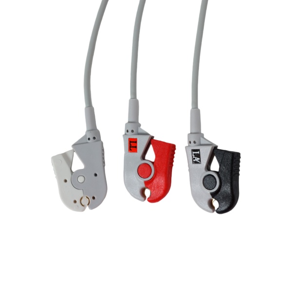 CABLE ECG 3 LAT. CAIMAN NIHON K. U305-23CA - Imagen 2
