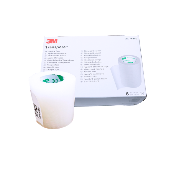 CINTA TRANSPORE 5CMX9.1MM CAJA/6 - Imagen 4