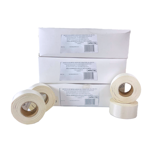 TELA ADHESIVA 2.5CMX10M CAJA /12 PZ - Imagen 2