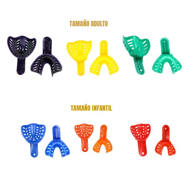 JUEGO BANDEJAS IMPRESIÓN DENTAL 12 PZ - Imagen 9
