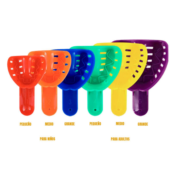 JUEGO BANDEJAS IMPRESIÓN DENTAL 12 PZ - Imagen 4