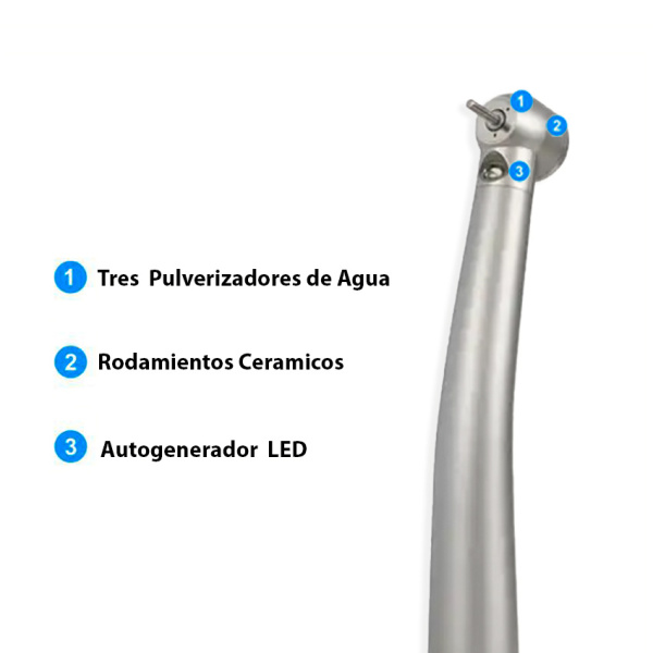 PIEZA MANO LED ALTA VELOCIDAD PUNTA 4 HOYOS - Imagen 2