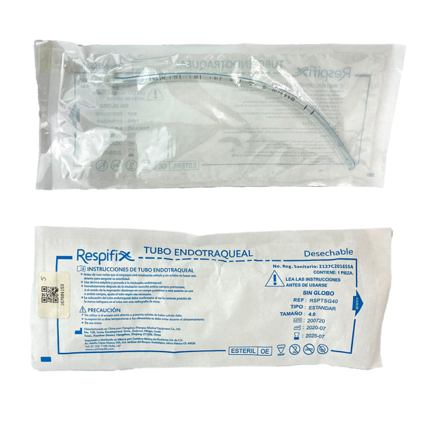 TUBO ENDOTRAQUEAL S/GLOBO TIPO ESTANDAR 4.0