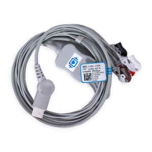 CABLE  PHILIPS 5 LEAD ECG 12 PIN U304-25CA
