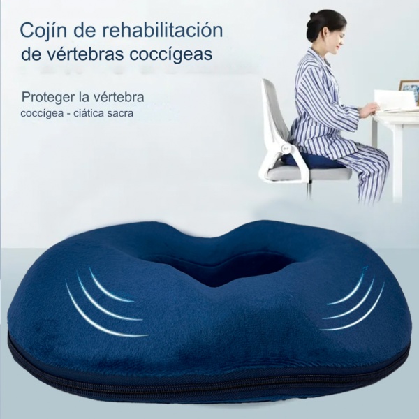 COJÍN VISCOELÁSTICA, MASAJE ANTIHEMORROIDES - Imagen 3