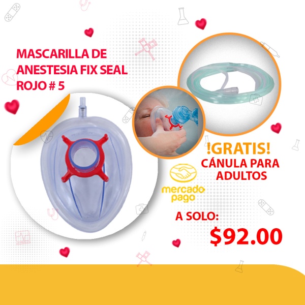 OFERTA MASCARILLA DE ANESTESIA + CÁNULA