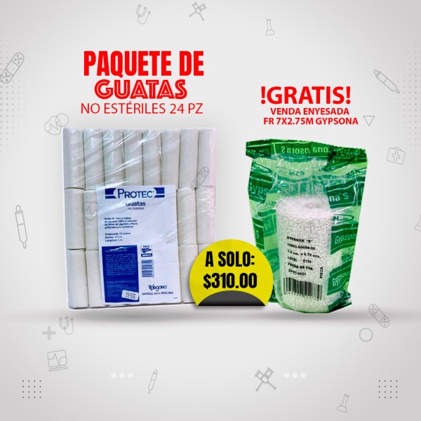 OFERTA PAQUETE DE GUATAS+VENDA ENYESADA