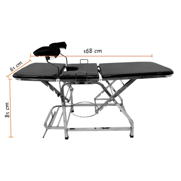 MESA TIPO PILCHER NEGRO HGEB-04 - Imagen 2