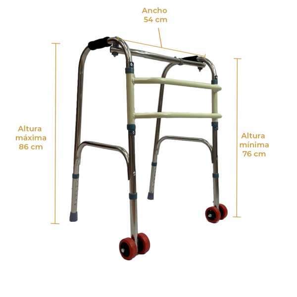 ANDADERA PLEGABLE ESTANDAR MOD LH-ER03 - Imagen 7