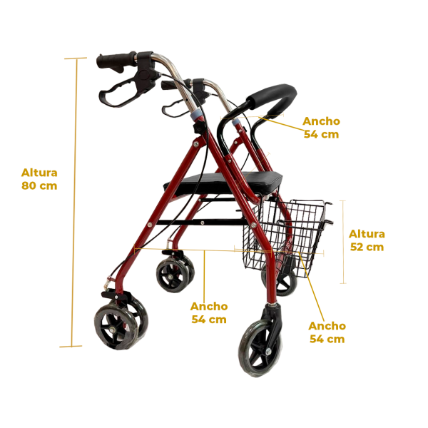 ANDADERA ROLLATOR MOD LH-RO04 - Imagen 8